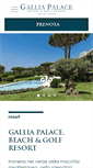 Mobile Screenshot of galliapalace.it
